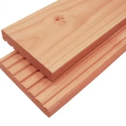 Vlonderplank totaalpakket Douglas 2,7 x 14,5 cm (4,00 mtr) groef/vlak