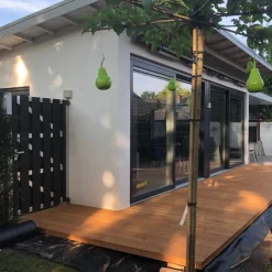 Vlonderplank totaalpakket hardhout Bankirai 2,5 x 14,5 cm (2,75 mtr) groef/vlak