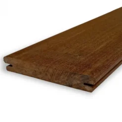 Vlonderplank totaalpakket hardhout Ipé 2,1 x 14,5 cm (4,30 mtr) geschaafd voor B-fix clips