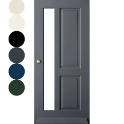 Voordeur City Line - Amersfoort (L1 / R4) - stomp dekkend voorbehandeld grijs