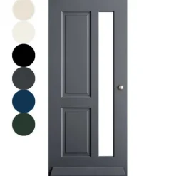 Voordeur City Line - Amersfoort (R2 / L3) - stomp dekkend voorbehandeld grijs