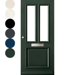 Voordeur City Line - Middelburg stomp dekkend voorbehandeld grijs