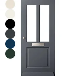 Voordeur City Line - Rijnsburg stomp dekkend voorbehandeld grijs