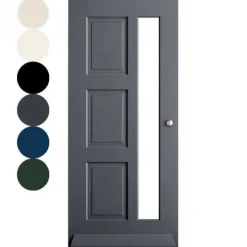 Voordeur City Line - Voorburg (R2 / L3) - stomp dekkend voorbehandeld grijs