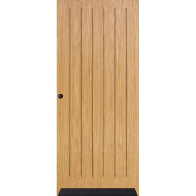 Voordeur IsoTherm Eiken - Morzine - Transparant voorgelakt