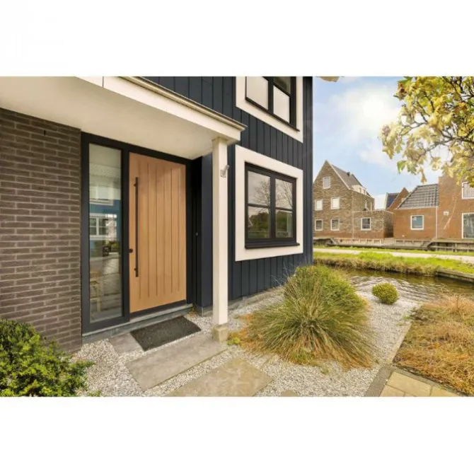 Voordeur IsoTherm Eiken - Morzine - Transparant voorgelakt