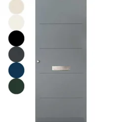 Voordeur IsoTherm Modern - Garmisch - Stomp - Dekkend voorgelakt grijs