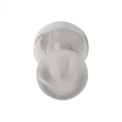 Voordeurknop Forza Basic LB55V - rond - Mat RVS