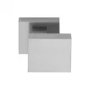 Voordeurknop Forza - Square LSQ60V - vierkant - Mat RVS