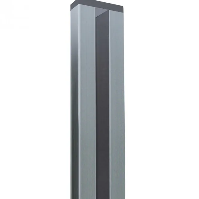 Wandprofiel Modular/Mix & Match blank aluminium 2,5 x 6,8 x 200 cm