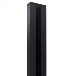 Wandprofiel Modular/Mix & Match zwart aluminium 2,5 x 6,8 x 200 cm