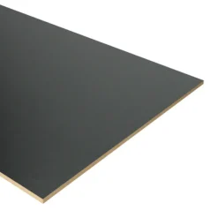Wangpaneel - Laminaat - Zwart - 280 x 40 cm