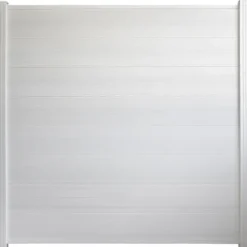 Zelfbouw schutting composiet Modular wit - wit alu accessoires (180 x 180 cm)