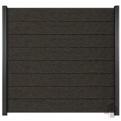 Zelfbouw schutting composiet Modular co-ex antra - antra alu accessoires (180x180cm)