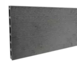Zelfbouw schutting composiet Modular co-ex rock grey - antra alu accessoires (180x180cm)