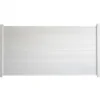 Zelfbouw schutting composiet Modular wit - wit alu accessoires (180 x 97 cm)