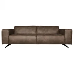 2-zits bank Lambada - leer Colorado bruin 04 - 1,88 mtr breed